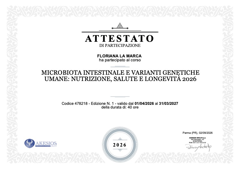 Microbiota intestinale e varianti genetiche umane: nutrizione, salute e longevità 2026